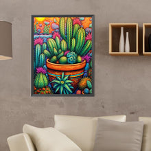 Load image into Gallery viewer, Diamond Painting - Full Round - cactus flower (30*40CM)
