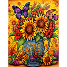 Load image into Gallery viewer, Diamond Painting - Full Round - sunflower (30*40CM)

