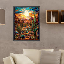 Load image into Gallery viewer, Diamond Painting - Full Round - desert cactus (30*40CM)
