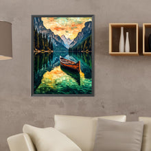 Load image into Gallery viewer, Diamond Painting - Full Round - boat flowing water (30*40CM)
