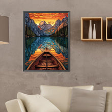 Load image into Gallery viewer, Diamond Painting - Full Round - boat flowing water (30*40CM)
