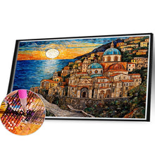 Load image into Gallery viewer, Diamond Painting - Full Round - coastal town (40*30CM)
