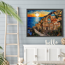 Load image into Gallery viewer, Diamond Painting - Full Round - coastal town (40*30CM)
