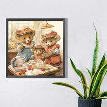 Load image into Gallery viewer, AB Diamond Painting - Full Round - bear family (30*30CM)

