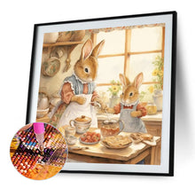 Load image into Gallery viewer, AB Diamond Painting - Full Round - Bunny¡¯s warm family time (30*30CM)
