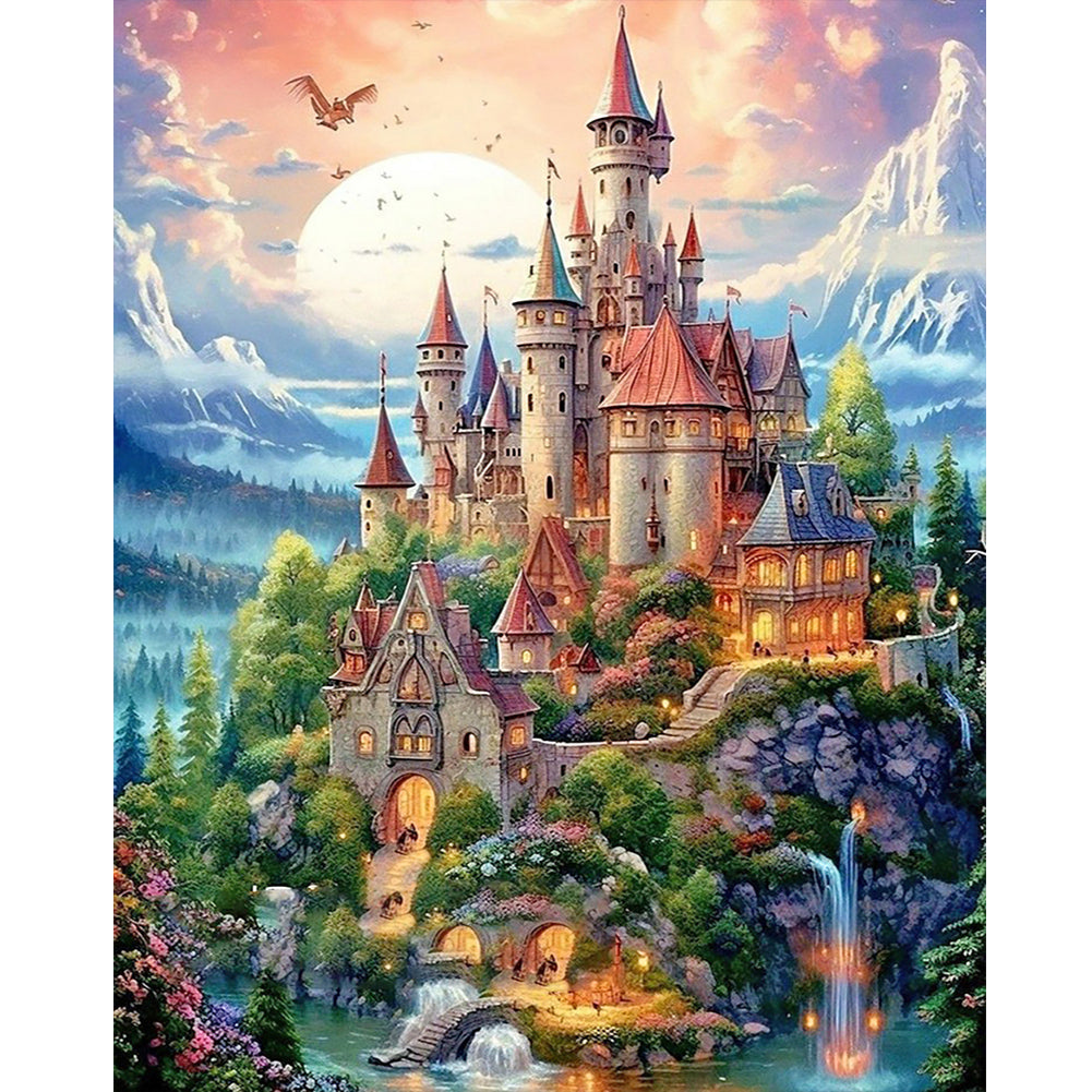 Diamond Painting - Full Round - castle (40*50CM)