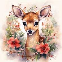 Load image into Gallery viewer, Diamond Painting - Full Round - Christmas winter elk (30*30CM)
