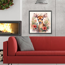 Load image into Gallery viewer, Diamond Painting - Full Round - Christmas winter elk (30*30CM)
