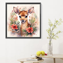 Load image into Gallery viewer, Diamond Painting - Full Round - Christmas winter elk (30*30CM)
