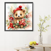 Load image into Gallery viewer, Diamond Painting - Full Round - Christmas winter bear (30*30CM)
