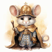 Load image into Gallery viewer, Diamond Painting - Full Round - Christmas winter mouse (30*30CM)
