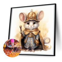 Load image into Gallery viewer, Diamond Painting - Full Round - Christmas winter mouse (30*30CM)
