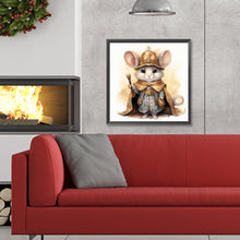 Load image into Gallery viewer, Diamond Painting - Full Round - Christmas winter mouse (30*30CM)
