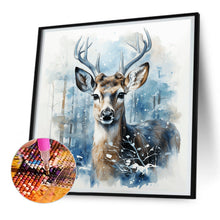 Load image into Gallery viewer, Diamond Painting - Full Round - Christmas winter deer (30*30CM)
