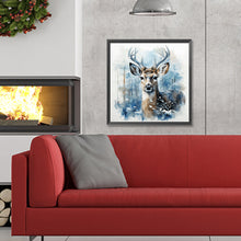Load image into Gallery viewer, Diamond Painting - Full Round - Christmas winter deer (30*30CM)
