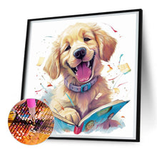 Load image into Gallery viewer, Diamond Painting - Full Round - Christmas winter animal dog (30*30CM)

