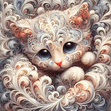 Load image into Gallery viewer, Diamond Painting - Full Round - cotton kitten (30*30CM)
