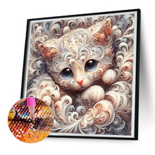 Load image into Gallery viewer, Diamond Painting - Full Round - cotton kitten (30*30CM)

