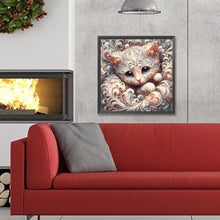 Load image into Gallery viewer, Diamond Painting - Full Round - cotton kitten (30*30CM)
