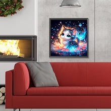 Load image into Gallery viewer, Diamond Painting - Full Round - Kitten treading water (30*30CM)
