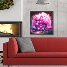 Load image into Gallery viewer, Diamond Painting - Full Round - Pink Mushroom Hut (30*30CM)
