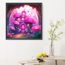 Load image into Gallery viewer, Diamond Painting - Full Round - Pink Mushroom Hut (30*30CM)
