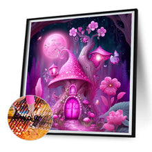 Load image into Gallery viewer, Diamond Painting - Full Round - Purple red mushroom hut (30*30CM)
