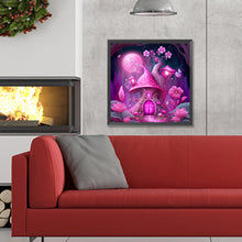 Load image into Gallery viewer, Diamond Painting - Full Round - Purple red mushroom hut (30*30CM)
