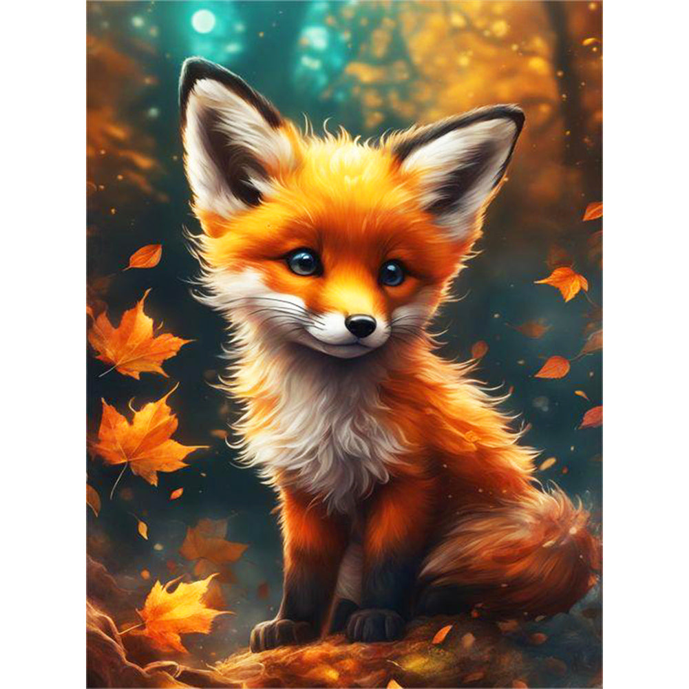 Diamond Painting - Full Round - fox (30*40CM)