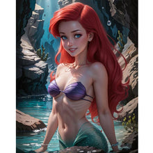 Load image into Gallery viewer, Diamond Painting - Full Round - mermaid princess (40*50CM)
