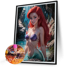 Load image into Gallery viewer, Diamond Painting - Full Round - mermaid princess (40*50CM)
