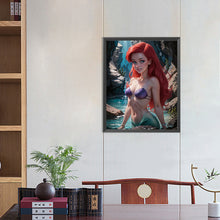 Load image into Gallery viewer, Diamond Painting - Full Round - mermaid princess (40*50CM)
