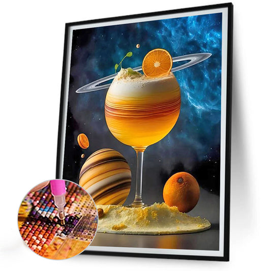 Diamond Painting - Full Round - Starry Sky Goblet (30*40CM)