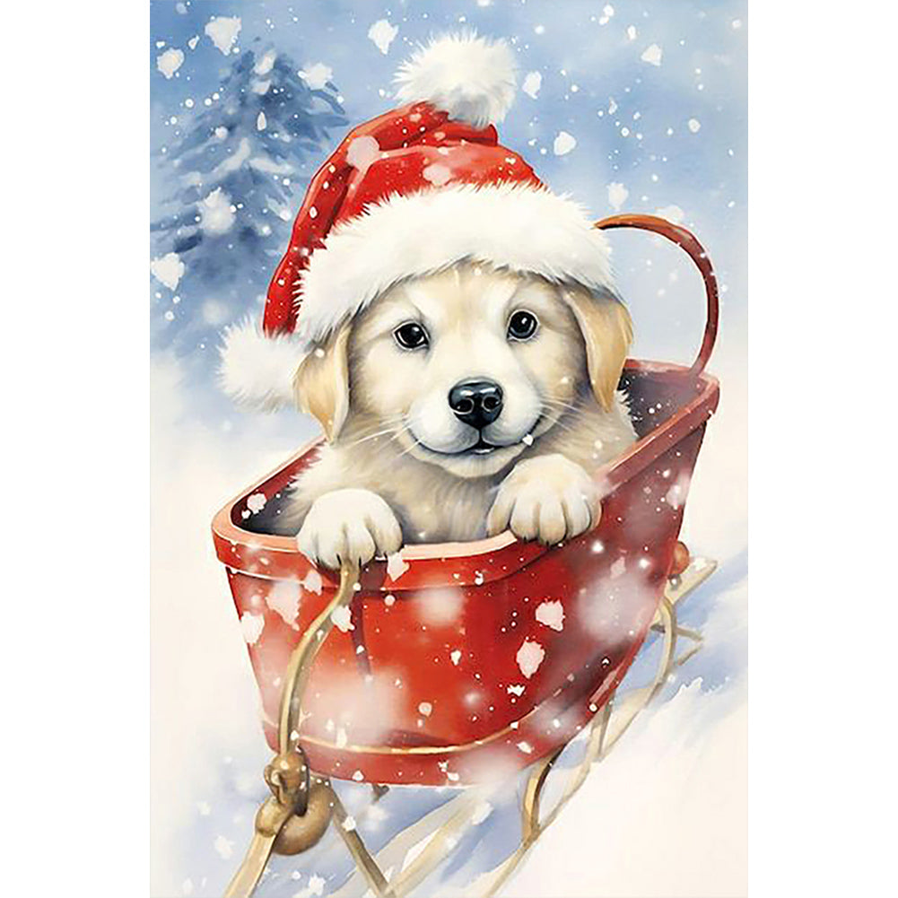 Diamond Painting - Full Round - Dog sledding (40*60CM)