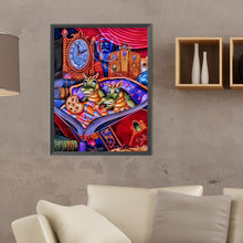 Load image into Gallery viewer, Diamond Painting - Full Round - bedtime story little dinosaurs (30*40CM)
