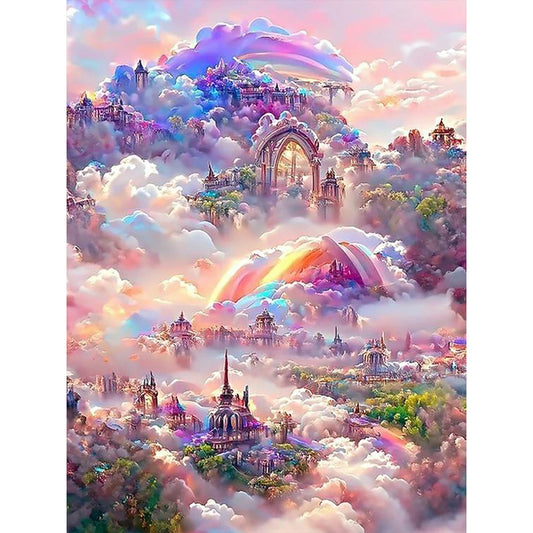 Diamond Painting - Full Round - Rainbow Manor (30*40CM)