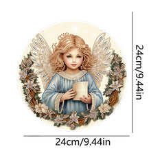 Load image into Gallery viewer, Angel Girl Single-Sided Diamond Painting Hanging Pendant for Home Wall Decor
