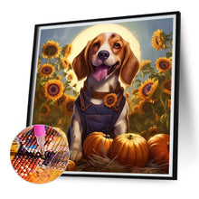 Load image into Gallery viewer, AB Diamond Painting - Full Square - Flowers and puppies (30*30CM)
