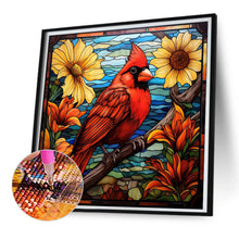 Load image into Gallery viewer, AB Diamond Painting - Full Square - Flowers and cardinals (30*30CM)
