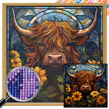 Load image into Gallery viewer, AB Diamond Painting - Full Square - Flowers and cows (30*30CM)
