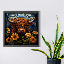Load image into Gallery viewer, AB Diamond Painting - Full Square - Flowers and cows (30*30CM)
