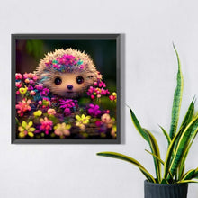 Load image into Gallery viewer, AB Diamond Painting - Full Square - Flowers and hedgehogs (30*30CM)
