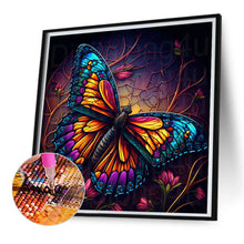 Load image into Gallery viewer, AB Diamond Painting - Full Square - flowers and butterflies (30*30CM)
