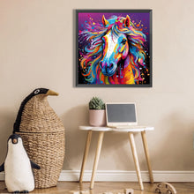 Load image into Gallery viewer, AB Diamond Painting - Full Square - colorful horse (30*30CM)
