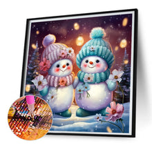 Load image into Gallery viewer, AB Diamond Painting - Full Square - Christmas snowman (30*30CM)
