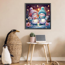 Load image into Gallery viewer, AB Diamond Painting - Full Square - Christmas snowman (30*30CM)
