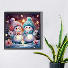 Load image into Gallery viewer, AB Diamond Painting - Full Square - Christmas snowman (30*30CM)
