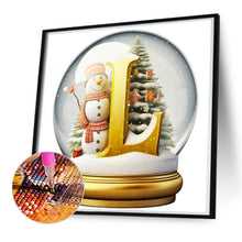 Load image into Gallery viewer, Diamond Painting - Full Round - Snowman letter L (50*50CM)
