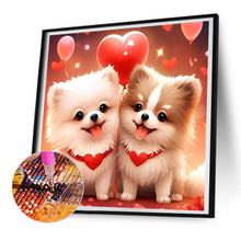 Load image into Gallery viewer, Diamond Painting - Full Round - Cute puppy Pomeranian (30*30CM)
