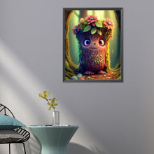 Load image into Gallery viewer, Diamond Painting - Full Round - Cute little tree spirit (40*50CM)
